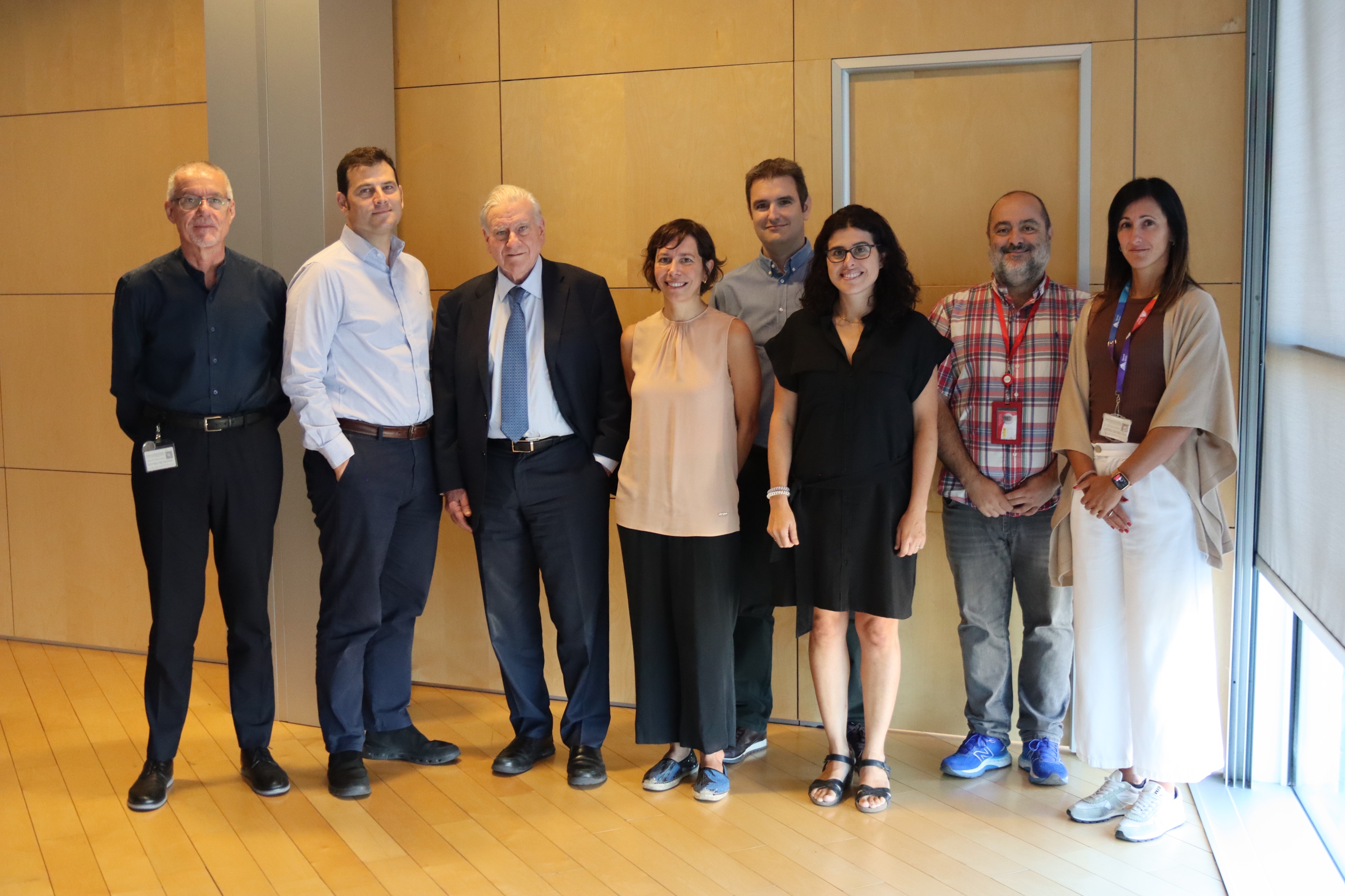 Vicente Andrés, Borja Ibáñez, Valentín Fuster, Ana García Álvarez, José Javier Fuster, Inés García Lunar, Antonio Quesada y Virginia Mass Ruiz.