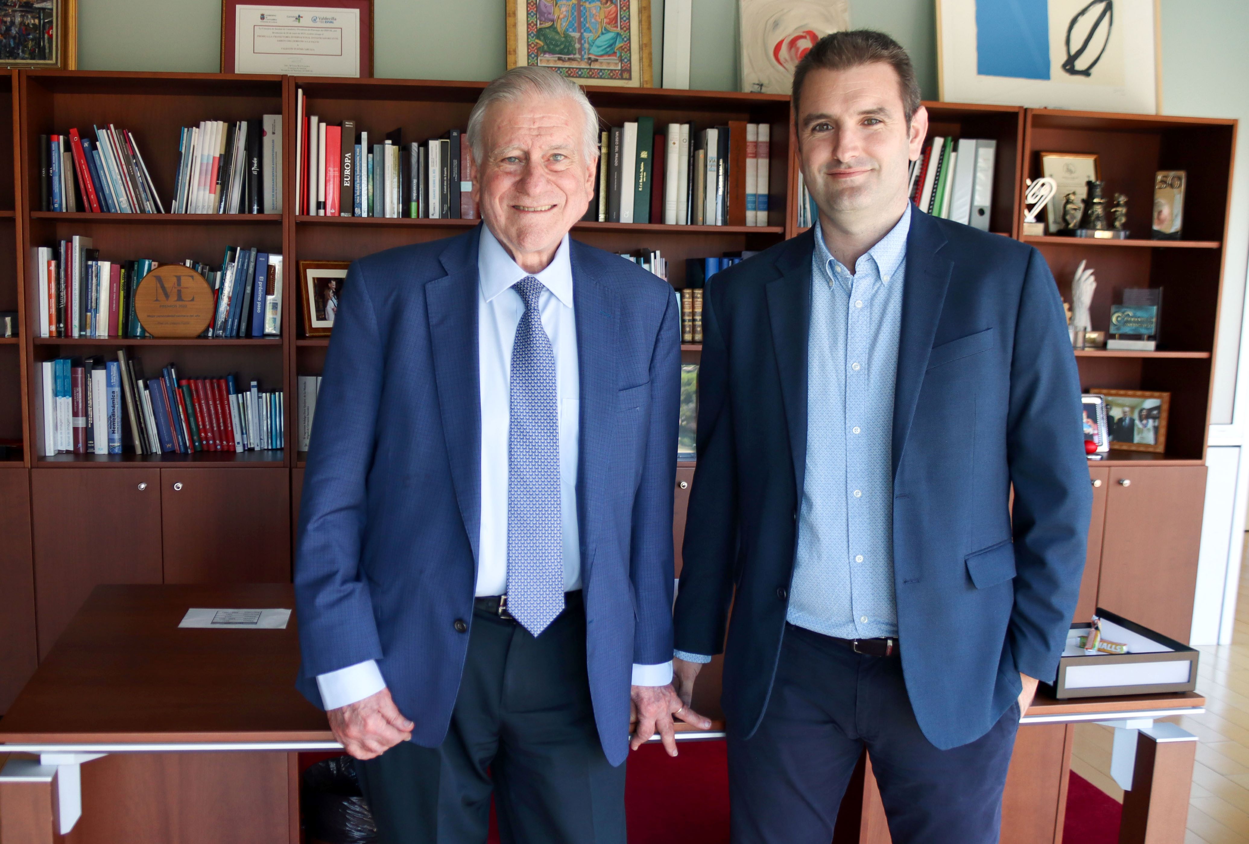 Foto: Valentín Fuster y José Javier Fuster, colíderes de la investigación publicada en Nature Medicine.